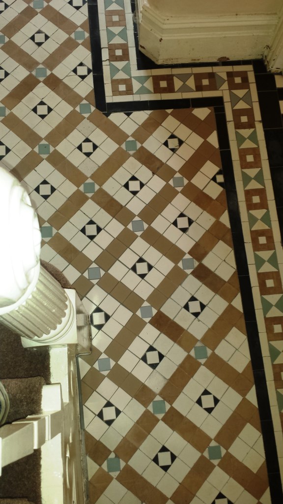 Victorian Tiled Floor Renovation Port Talbot After