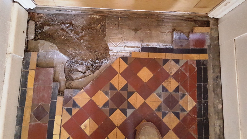 Victorian Tiled Floor Restoration Pontcanna