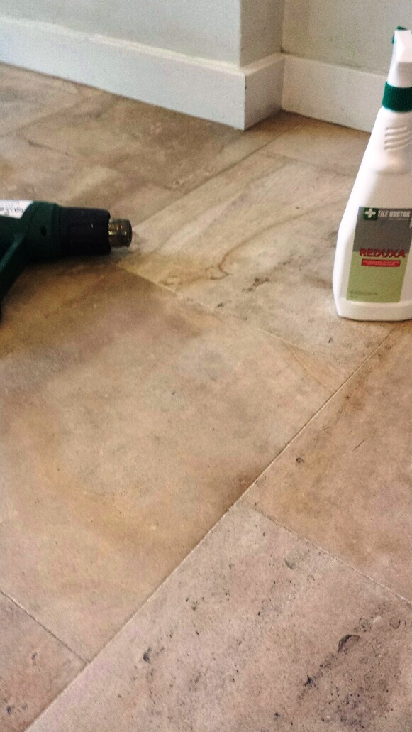 Limestone Reduxa After Stain Removal