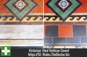 Victorian Tiled Hallway Floor Problems resolved in Gwent