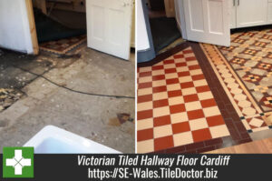 Full Restoration of a Victorian Tiled Hallway Floor in Cardiff