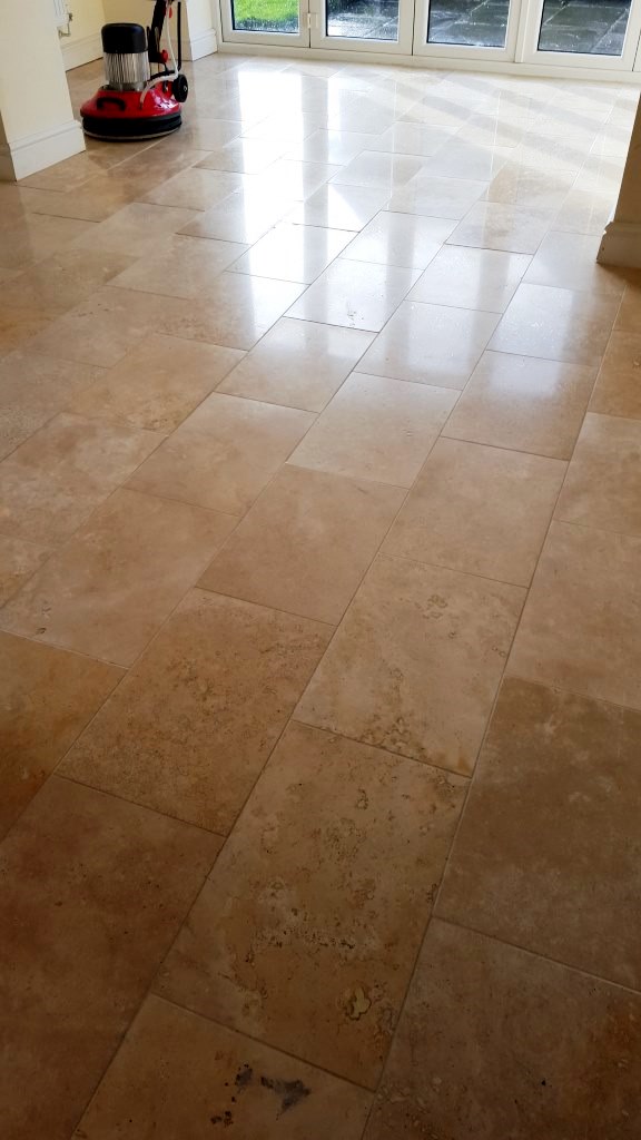 Polished Limestone After Burnishing Cowbridge