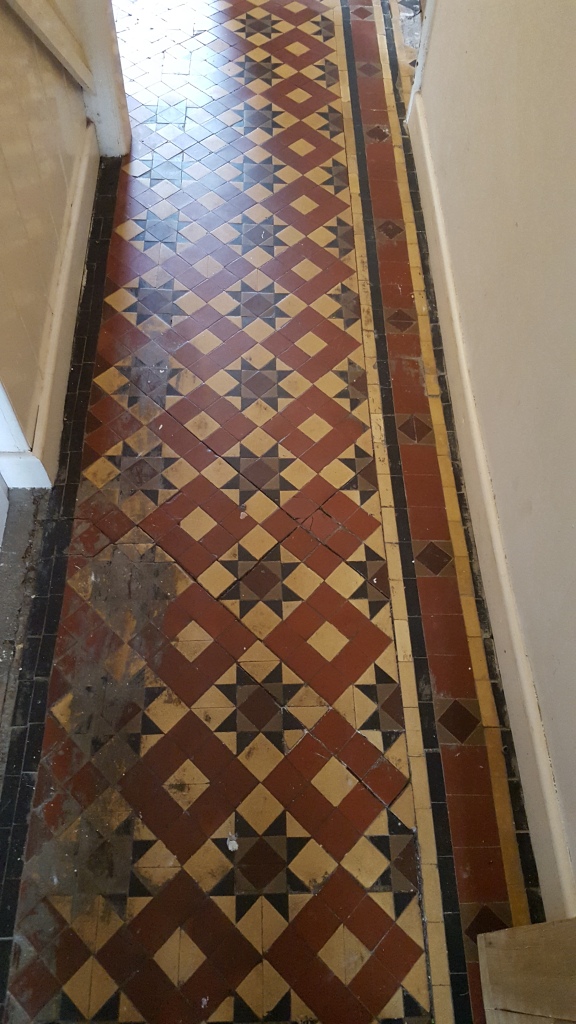 Victorian Tiled Floor Restoration Pontcanna