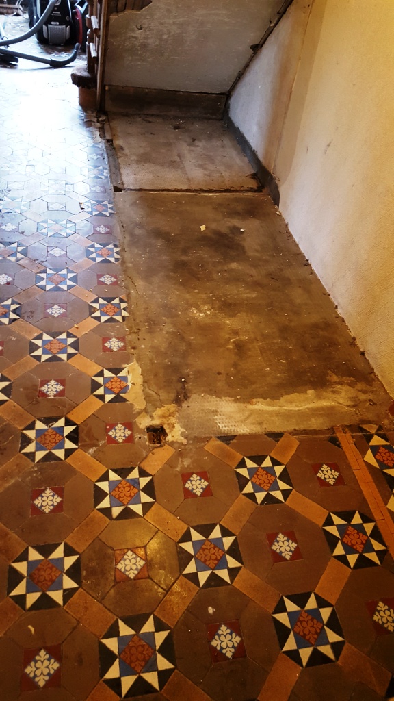 Victorian Hallway Penarth Before Restoration