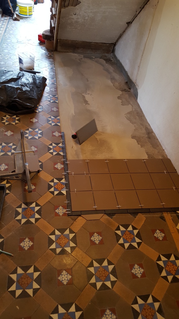 Victorian Hallway Penarth During Restoration