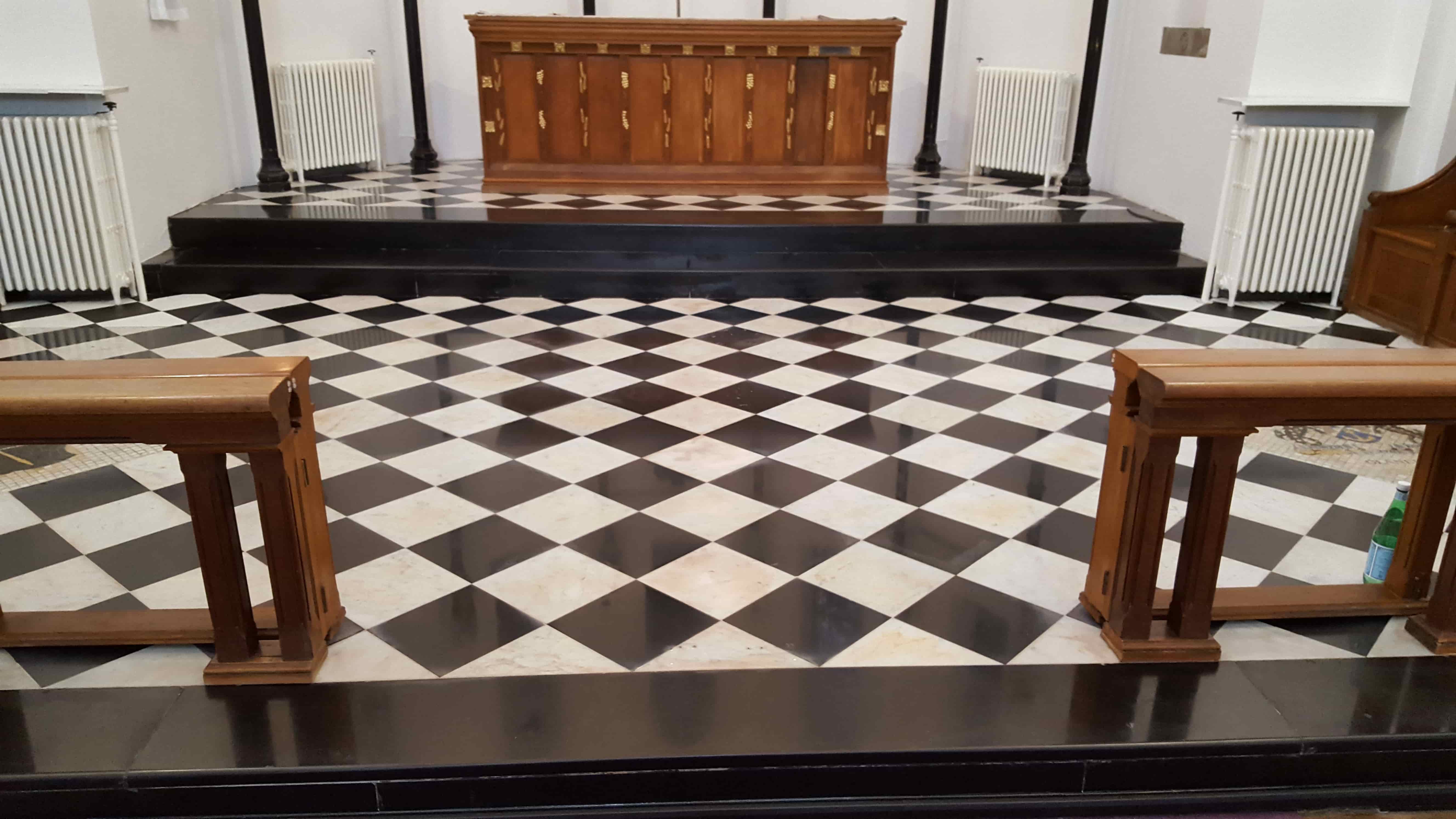 Marble Church Floor After Renovation Ely