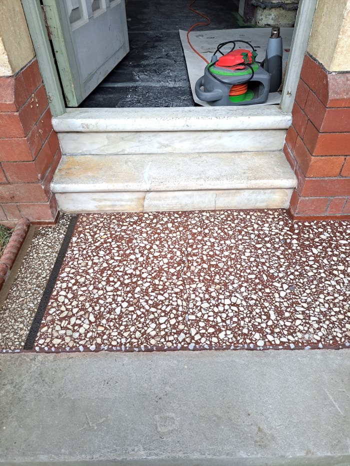 Terrazzo Floor After Restoration Cardiff