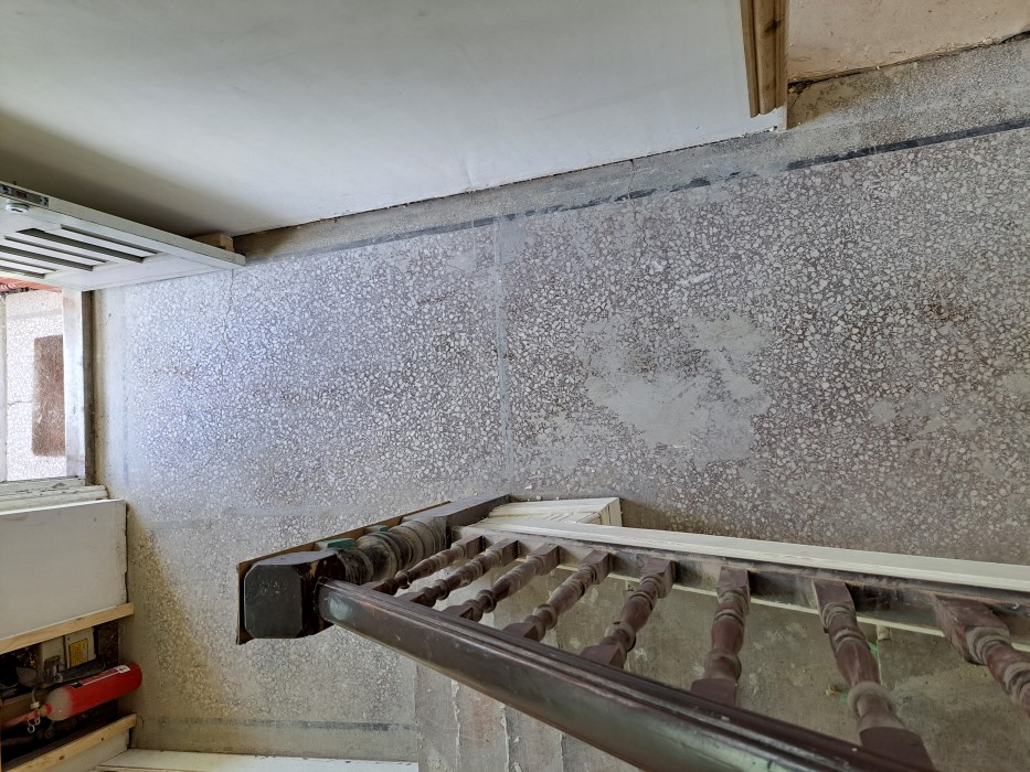 Terrazzo Floor Before Restoration Cardiff