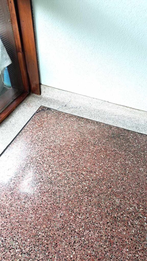 Terrazzo Floor After Restoration Penarth